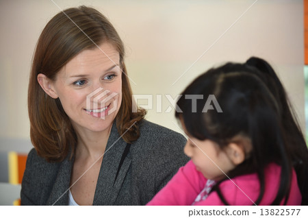 Kids Education in modern class room. Kids Education in modern class room. 13822577