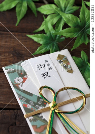 帶有水引的結婚禮品袋 為參加婚禮做準備 13822852