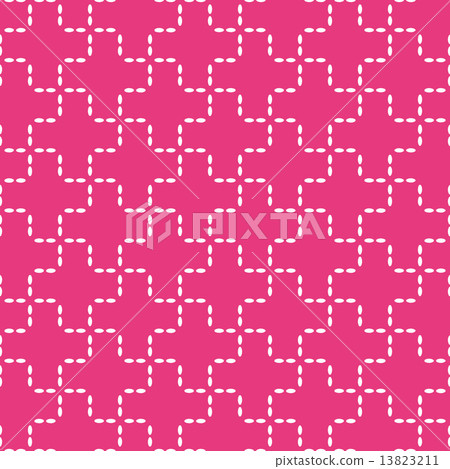 仍然像背景·圖案十字線（白色BG粉紅色） 13823211