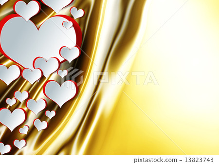 Heart shape on paper craft with egg 13823743