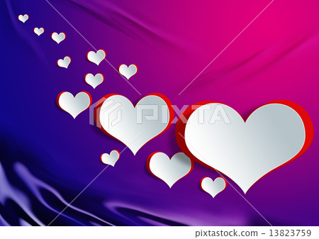 Heart shape on paper craft with egg Heart shape on paper craft with egg 13823759