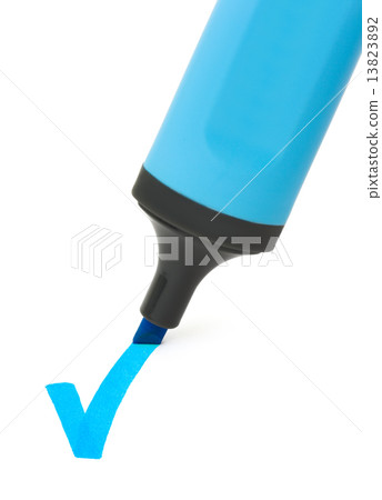 Marker and check mark Marker and check mark 13823892