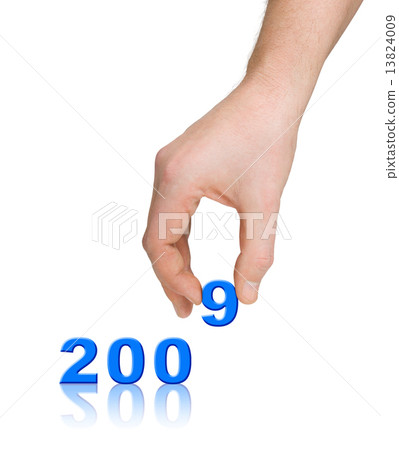 Numbers 2009 and hand 13824009