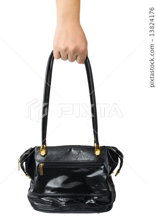 Hand with bag 13824176