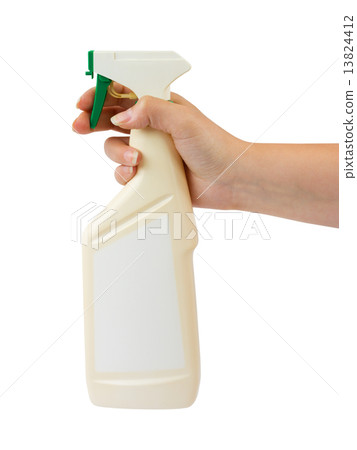 Spray bottle in hand 13824412