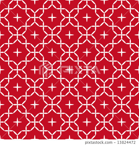 Sashimo style background · Pattern flower cross (white background red) Sashimo style background · Pattern flower cross (white background red) 13824472