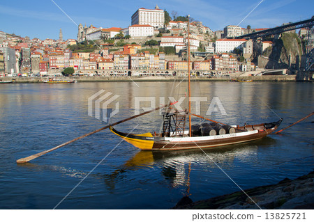 view on river Douro and boat 13825721