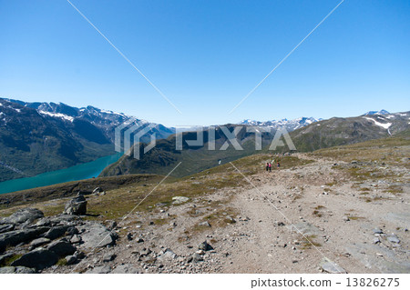 Besseggen Ridge in Jotunheimen National Park, Norway Besseggen Ridge in Jotunheimen National Park, Norway 13826275