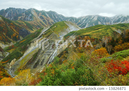 Somen Falls in Tateyama Autumn 13826871