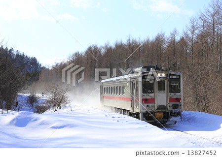 Kushimonomi line in winter 13827452