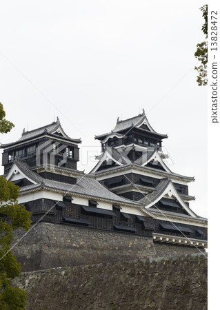 熊本城堡城堡塔和小假小子 熊本城堡城堡塔和小假小子 13828472