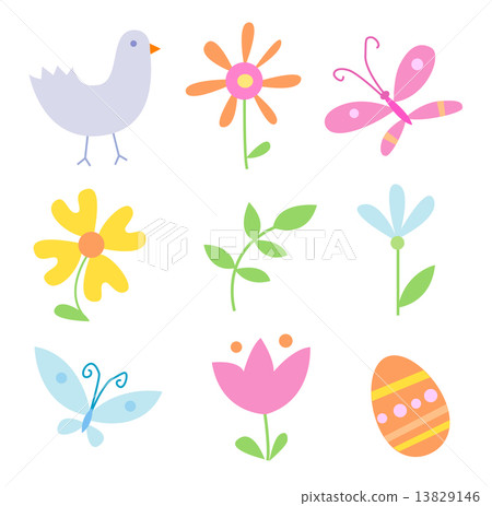 Spring Holiday Objects  13829146