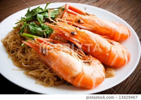 Shrimp vermicelli. Thai food Shrimp vermicelli. Thai food 13829467