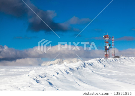 In the Alps in winter 13831855