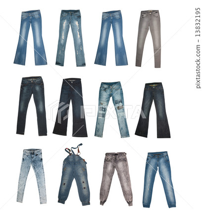 collection of various types of jeans collection of various types of jeans 13832195