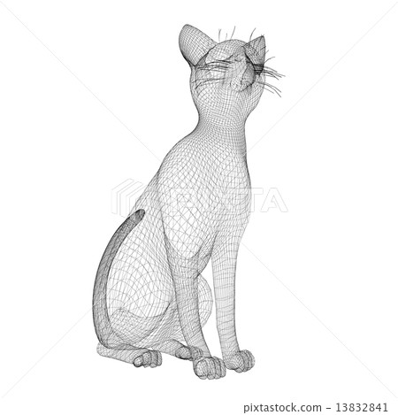 cat wire model - Stock Illustration [13832841] - PIXTA