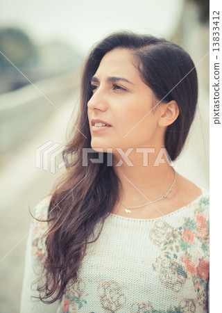 young beautiful brunette woman 13833412