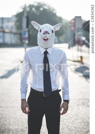 young handsome elegant blonde model man 13834362