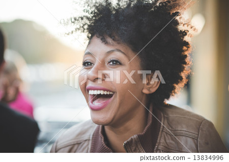 beautiful black curly hair african woman beautiful black curly hair african woman 13834996