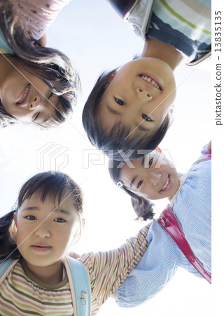 Smile elementary school student 13835135