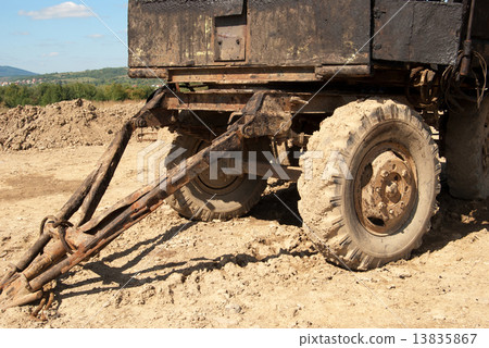 old ferruginous trailer old ferruginous trailer 13835867