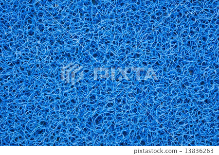 Background of blue carpet or foot scraper or door mat texture Background of blue carpet or foot scraper or door mat texture 13836263