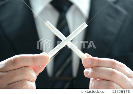 Smoking image - businessman Smoking image - businessman 13836578