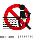 Do not enter bathtub while bathing manners swimming suit and underwear are attached 13836780