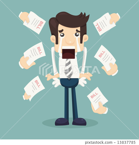 Businessman no money 13837785