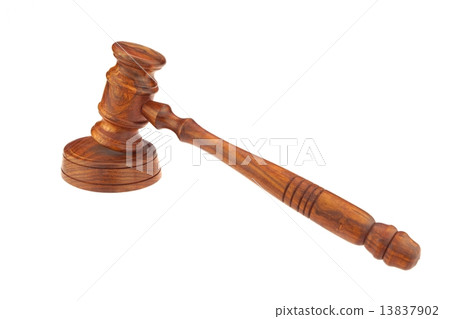 Judges or Presiding Officer or Auctioneers Hardwood Gavel 13837902
