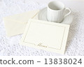 留言卡和咖啡杯 13838024