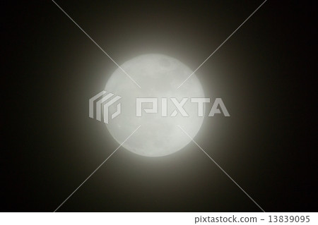 Thin Clouds and Full Moon February 4, 2015 Moon Moon Age 14.6 Tide 13839095