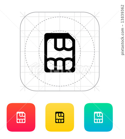 Nano SIM icon. 13839362