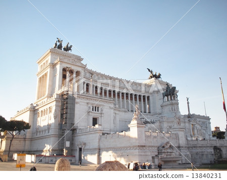 Full view of Vittorio Emanuele II Memorial 13840231