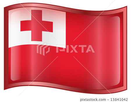 Tonga Flag icon. 13841042