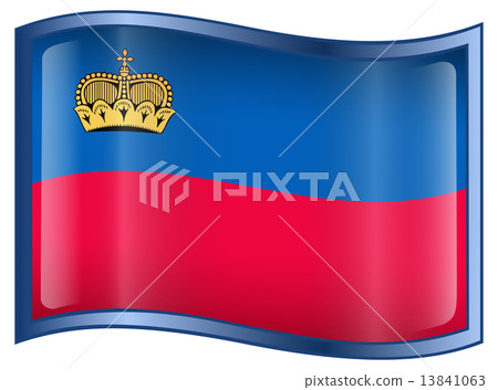 Liechtenstein Flag icon. 13841063
