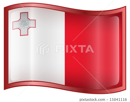 Maltese Flag icon. Maltese Flag icon. 13841116