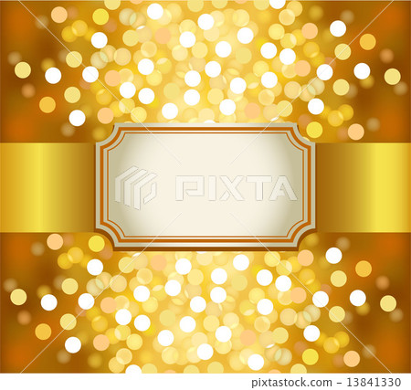 Golden invitation  13841330