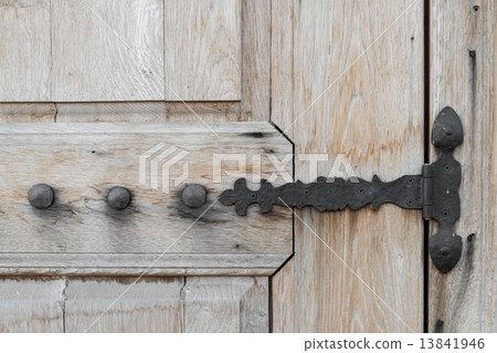 Old Wooden Vintage Gate. Background and Texture for text or image. Old Wooden Vintage Gate. Background and Texture for text or image. 13841946
