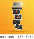 Retro instant camera with photo frame. 13843234