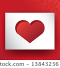 Valentine heart vector design. 13843236