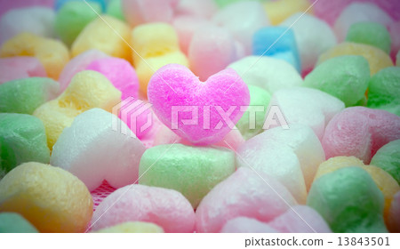 rainbow decoration heart ball 13843501