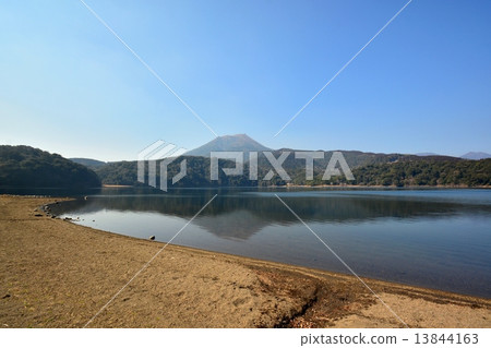 Kirishima Lama Mountain Oike (Mike) and Takachiho Mine 13844163