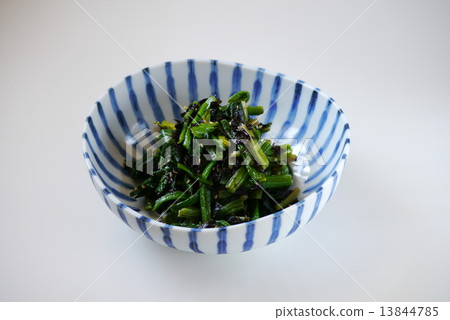用菠菜和紫菜調味芝麻 13844785