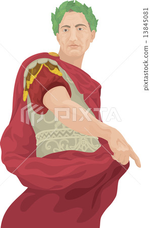 凱撒凱撒皇帝偉大的人民歷史的插圖肖像 13845081