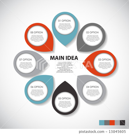 Infographic Templates for Business Vector Illustration.  13845605