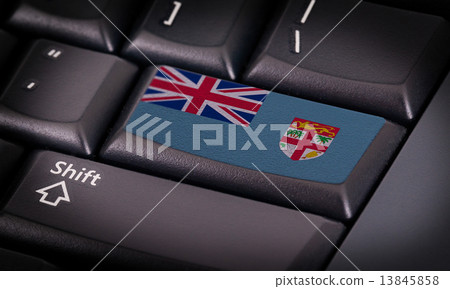 Flag on keyboard Flag on keyboard 13845858