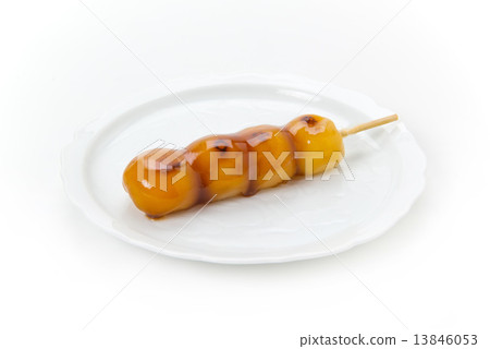 Japanese sweets, mitarashi dumplings Japanese sweets, mitarashi dumplings 13846053