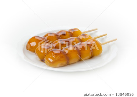 Mitarashi dumpling  13846056