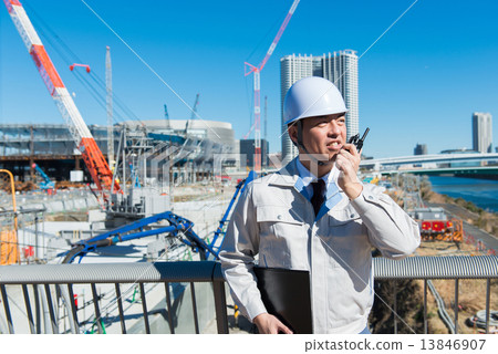 Stock Photo: field overseer, gents, human